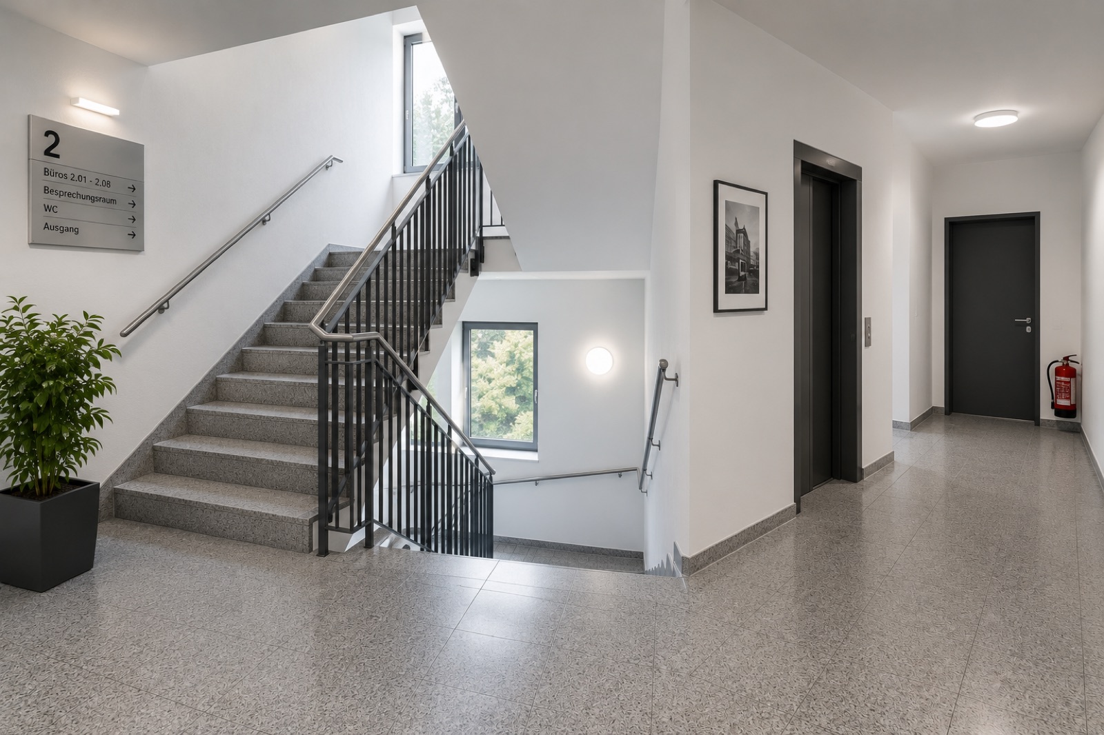 Treppenhausreinigung von SauberZauber